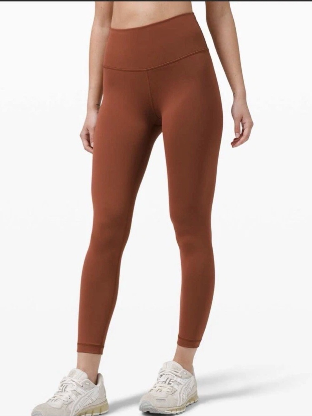 57. lululemon Wunder train High-Rise Leggings in Rust